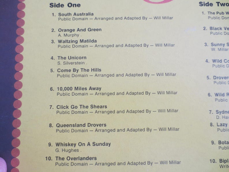 The IRISH ROVERS, in AUSTRALIA, Irish Rovers Records, Irish Rovers