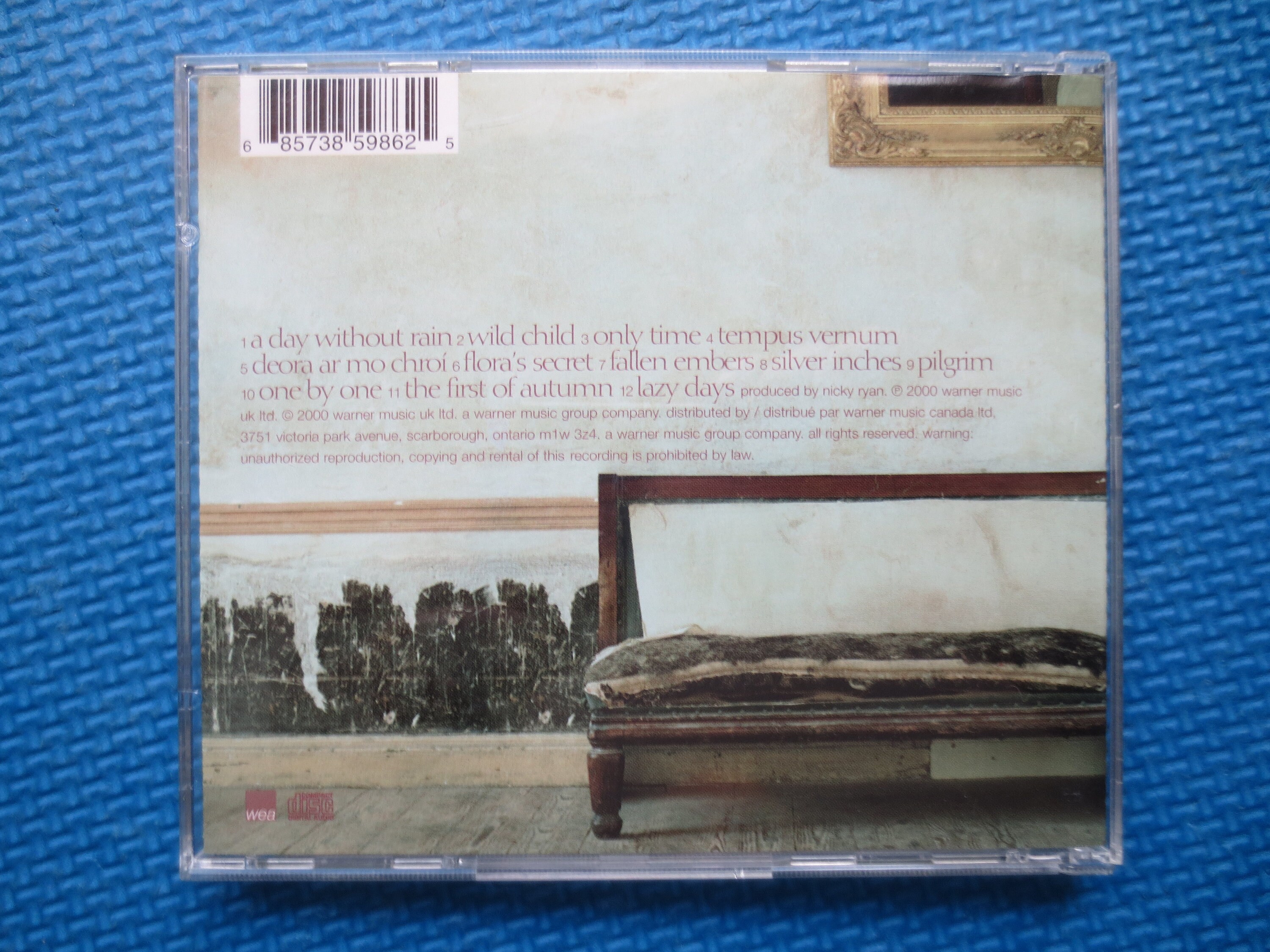 ヴィンテージ・エンヤ - A Day Without Rain CD - 2000年アルバム
