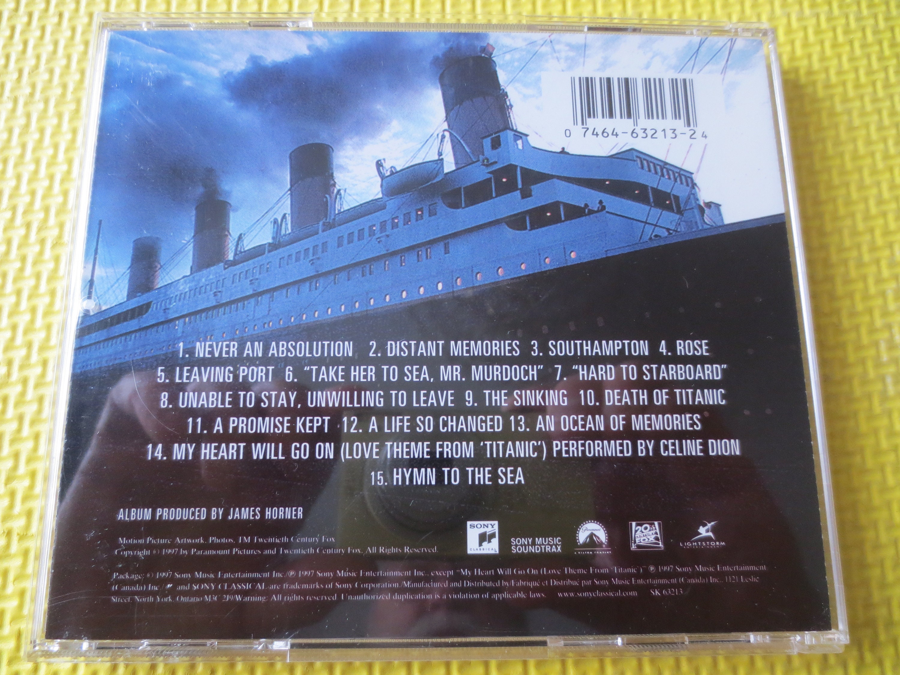 Vintage TITANIC Movie Soundtrack CD - 1997 Pop Album - Etsy