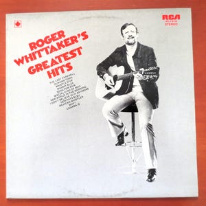 ROGER WHITTAKER, Greatest Hits, Roger Whittaker Lp, Folk Records, Country Records, Vintage Vinyl, Vinyl Lp, Vintage Records, 1975 Records