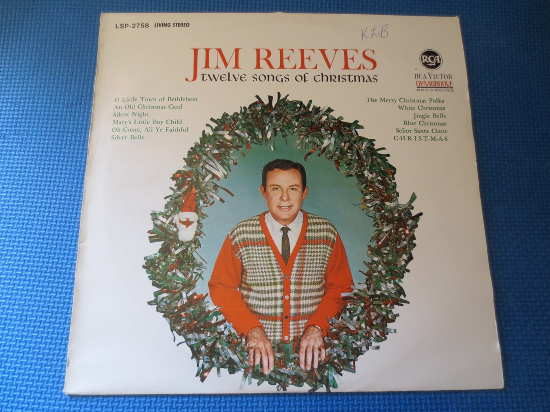 Vintage Records, JIM REEVES, CHRISTMAS Album, Jim Reeves Albums, Jim Reeves Record, Christmas