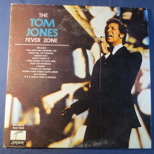TOM JONES, FEVER Zone, Tom Jones Records, Tom Jones Album, Tom Jones Lp, Vinyl Records, Pop Record, Vinyl Lp, Vintage Records, 1967 Records