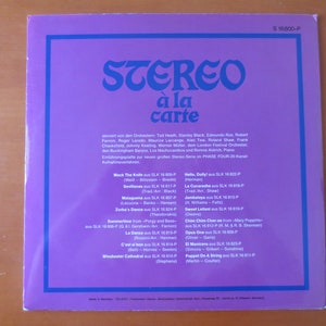 Vintage Records, STEREO a'la CARTE, Decca Records, JAZZ Records, Vintage Vinyl, Record Vinyl, Jazz Albums, Vinyl Albums, Lps, 1968 Records image 2
