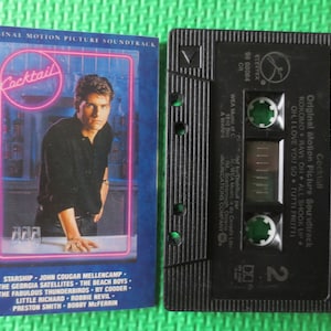 Cassette, COCKTAIL, Movie SOUNDTRACK, COCKTAIL Soundtrack, Cassette Tapes, Tape Cassette, Vintage Cassette, Music Cassette, 1988 Cassette