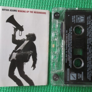 Kassettenbänder, BRYAN ADAMS Tape, WAKING Up, Bryan Adams Album, Bryan Adams Music, Bryan Adams, Tonbandkassette, Kassette, 1991 Kassette