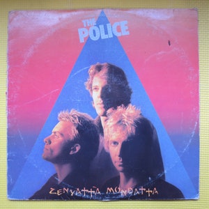 Vintage Records, The POLICE, ZENYATTA Mondatta, The POLICE Record, The Police Album, The Police Lp, Rock Record, New Wave Lp, 1980 Record