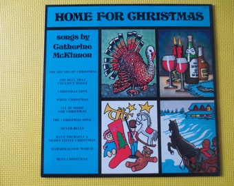 CATHERINE McKINNON, ""Home for Christmas"", Vintage Album, 1966 Schallplatte, Vinyl LP."