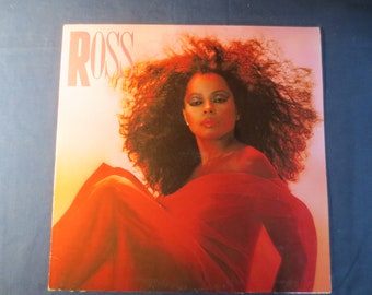 DIANA ROSS, "ROSS", album vintage, disco del 1983, vinile LP