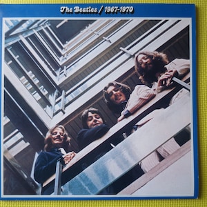 The BEATLES, 1967-1970, The BLUE ALBUM, Apple Schallplatten, Beatles Schallplatten, Beatles Schallplatte, Vintage Schallplatte, 1973 Schallplatten