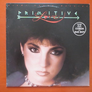 MIAMI SOUND MACHINE, Primitive Love, Gloria Estefan Album, Pop Record, Vintage Vinyl, Records, Vinyl Album, Vintage Records, 1985 Records