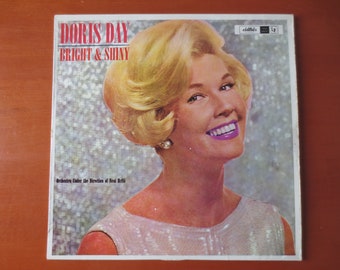 Vintage Records, DORIS DAY, Bright and SHINY, Doris Day Records, Doris Day Albums, Jazz Records, Vintage Vinyl, Record Vinyl, 1961 Records