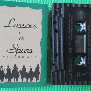 Kassette Tapes, LASSOES und SPURS, Country-Musikkassette, Country-Musikalbum, Clint Black Tapes, Bänder, Tonbandkassette, Kassette, 1990 Kassette