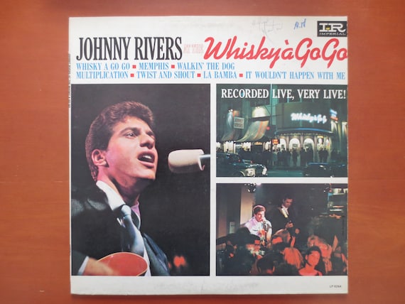 Vintage Records JOHNNY RIVERS WHISKY a Go Go Johnny Rivers | Etsy