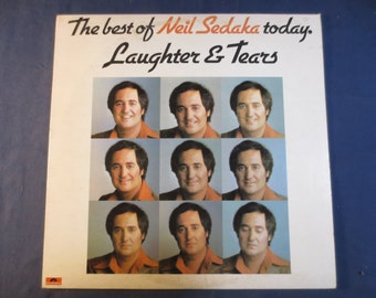 Neil Sedaka "Laughter and Tears" Vinyl LP, 1976 Vintage Record