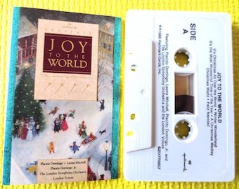 JOY to the WORLD, Christmas Music, 1988 Cassette Tape,  Vintage Cassette