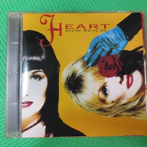 Vintage Cd's, HEART, DESIRE Walks On, HEART Cd, Heart Compact Disc, Heart Album,  Heart Lp, Rock Cd, Classic Rock Cd, 1993 Compact Discs