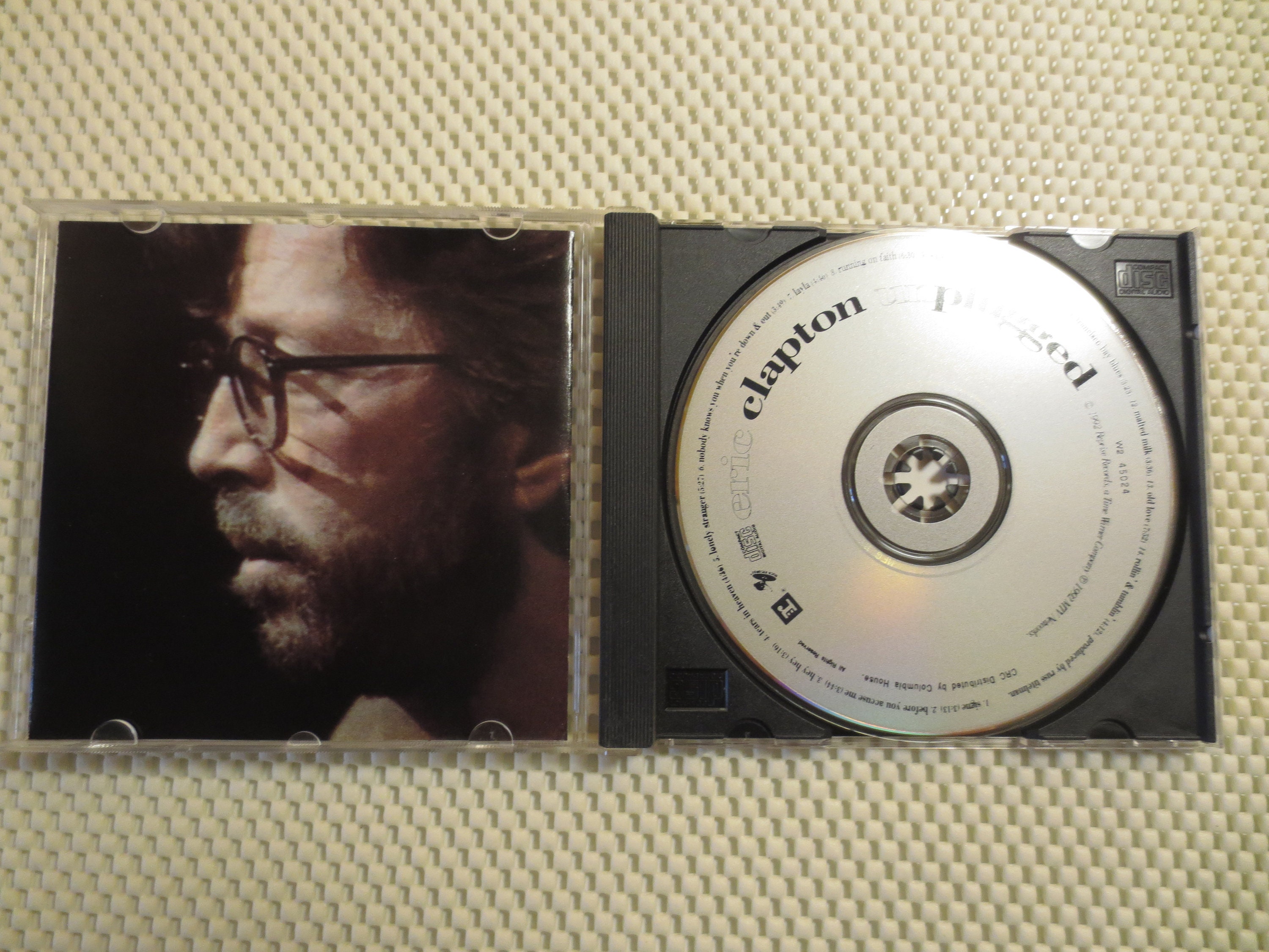 Vintage Eric Clapton Unplugged CD - 1992 Rock Album - Etsy