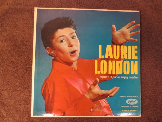 Vintage Records LAURIE LONDON Record DEBUT Record Laurie Etsy