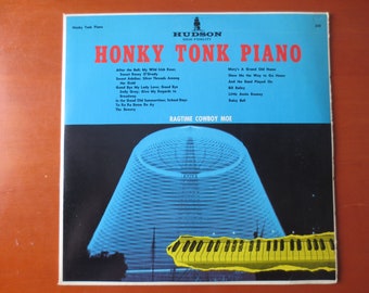 Ragtime Cowboy Moe-vinylplaat - Honky Tonk Piano - Vintage album 1953