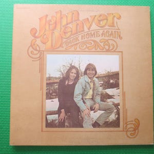 Vintage Records, JOHN DENVER, Back Home Again, John Denver Album, John Denver Lp, John Denver Record, John Denver Vinyl, Vinyl, 1974 Records
