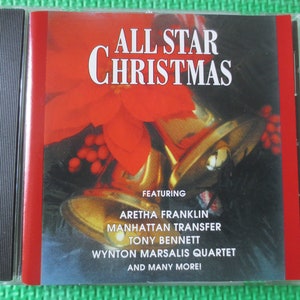 Vintage Cd&#39;s, CHRISTMAS MUSIC, All Star CHRISTMAS, Christmas Tunes, Christmas Songs, Christmas Hymns, Cd Music, Music Cds, cd, Compact Discs