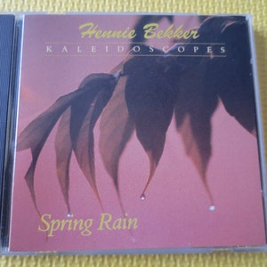 Vintage Cd, HENNIE BEKKER, Spring RAIN, Hennie Bekker Cd, Jazz Cd, Hennie Bekker Album, Easy Listening Cd, New Age Music, 1992 Compact Discs