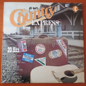 Vintage Records, COUNTRY EXPRESS, K-TEL Records, K-Tel Album, K-Tel Vinyl, K-Tel Lp, Country Records, Vinyl Lp, Vintage Vinyl, 1976 Records