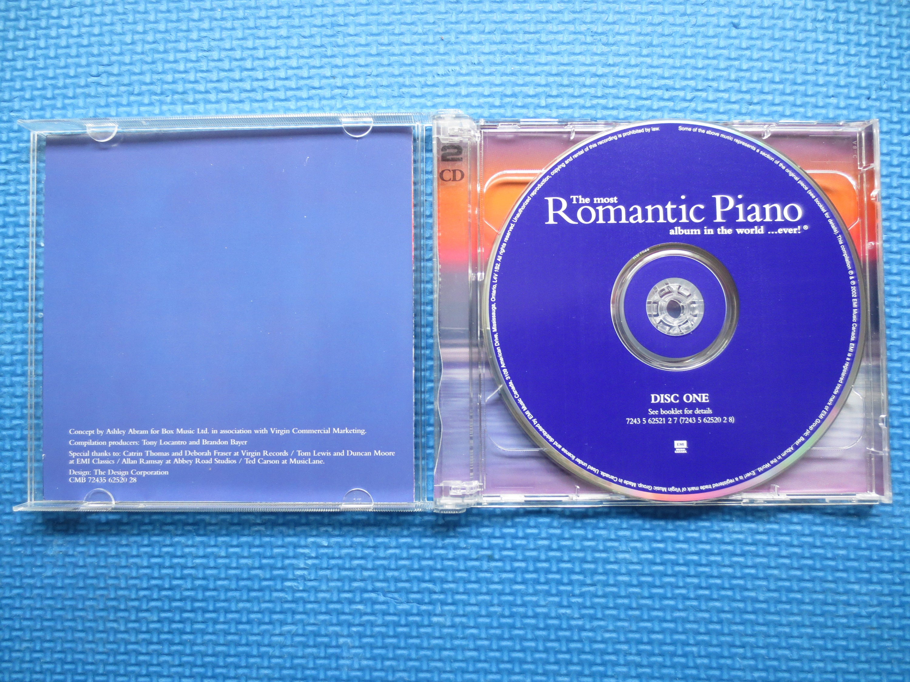 Vintage Romantic Piano Classical Music CD - 2002 Compact Disc - Etsy