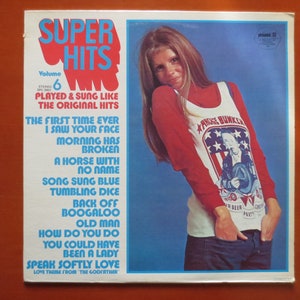 Vintage Records, SUPER HITS Record, SUPER Hits Album, Pop Album, Pop Record, Pop Vinyl, Vintage Vinyl, Vinyl Record, Vinyl Lp, 1972 Records