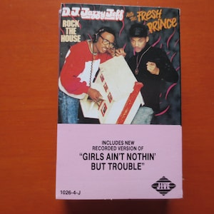 Cassette Tapes, JAZZY JEFF Tape, Rock the House Tape, FRESH Prince Album, Jazzy Jeff Music, Tape Cassette, Rap Cassette, 1987 Cassette