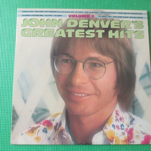 JOHN DENVER, GREATEST Hits, Vol 2, John Denver Records, Vinyl Records, John Denver Albums, John Denver lps, Vintage Records, 1977 Records