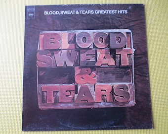 Blood Sweat & Tears Greatest Hits LP, 1972 Vintage Vinyl Record