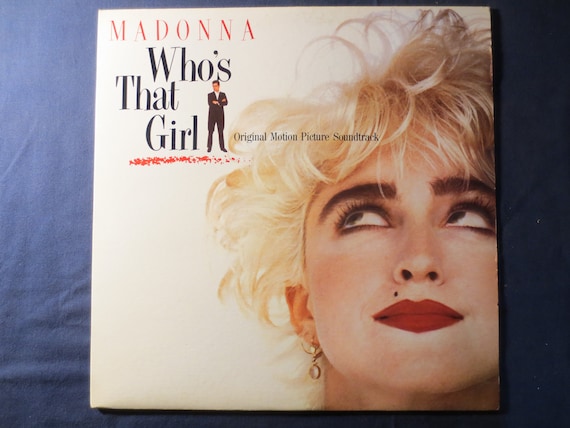 Vintage Madonna 'who's That Girl' Vinyl Record LP - 1987 - Etsy