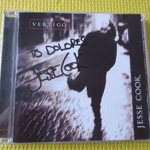 Vintage Cd, JESSE COOK, AUTOGRAHED, Vertigo, Jesse Koch Cd, Jesse Koch Alben, Jesse Koch Musik, Jesse Koch Lieder, Cd&#39;s, 1998 Compact Discs