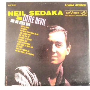 NEIL SEDAKA, Little DEVIL, Neil Sedaka Record, Neil Sedaka Album, Neil Sedaka Lp, Pop Records, Vinyl Records, Vintage Records, 1961 Records