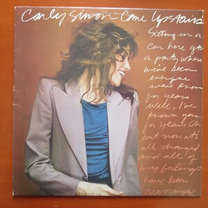 CARLY SIMON Record, Come UPSTAIRS, Carly Simon Album, Carly Simon Vinyl, Carly Simon Lp, Vintage Vinyl, Vinyl, Vintage Records, 1980 Records