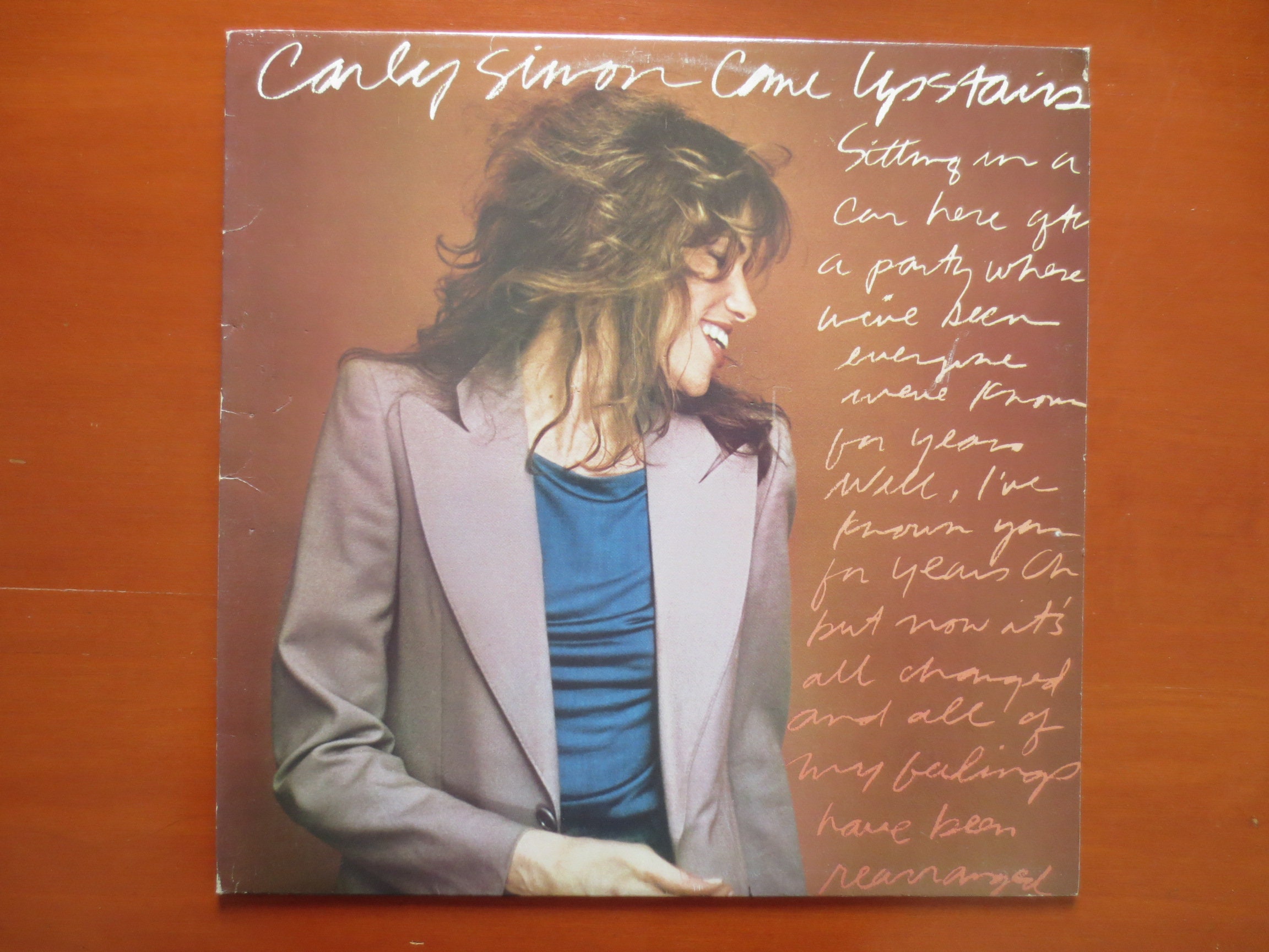 CARLY SIMON Record, Come UPSTAIRS, Carly Simon Album, Carly Simon Vinyl, Carly Simon Lp, Vintage Vinyl, Vinyl, Vintage Records, 1980 Records