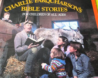 Charlie Farquharson, Historias Bíblicas, LP de Comedia - Grabación de 1981, Vinilo Vintage, Don Harron Records