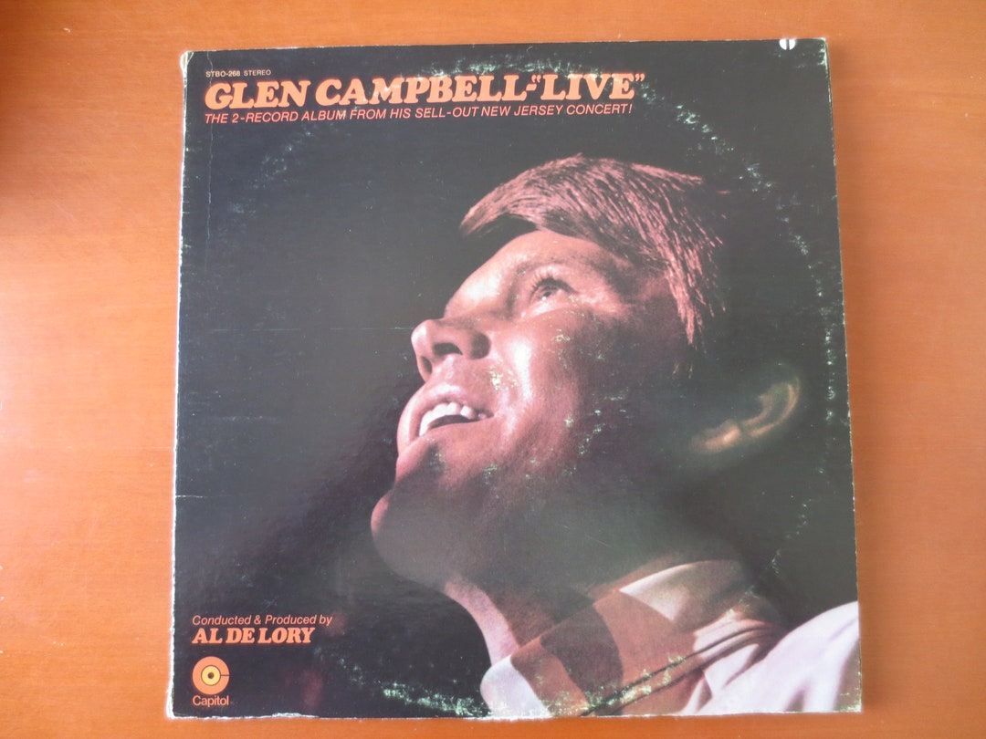 Vintage Records, GLEN CAMPBELL Album, LIVE Double Album, Glen Campbell