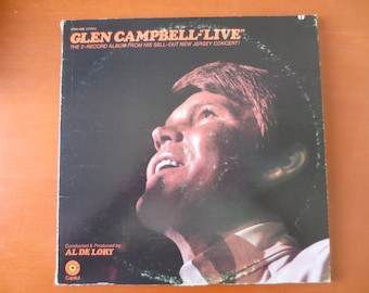 Álbum doble en directo de Glen Campbell (años 69) - Vinilo country