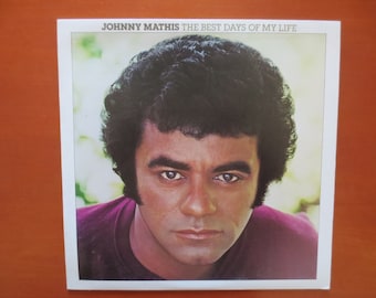 ヴィンテージ ジョニー・マティス ビニールレコード、「The Best Days of My Life」、1978年 LP