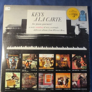 Discos antiguos, KEYS A LA CARTE, Discos de muestra de Warner Brothers, Disco de jazz, Vinilo de jazz, Vinilo antiguo, Disco de vinilo, Disco, Disco de vinilo