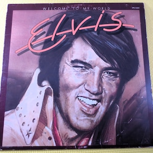ELVIS PRESLEY, Welcome My WORLD, Elvis Records, Elvis Albums, Elvis Vinyl, Vintage Vinyl, Records, Vinyl Lp, 1977 Records