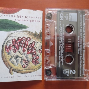 Vintage Cassette, LOREENA McKENNITT, A WINTER Garden, Loreena McKennitt Lp, Tape Cassette, Christmas Cassette, Song Cassette, 1995 Cassette
