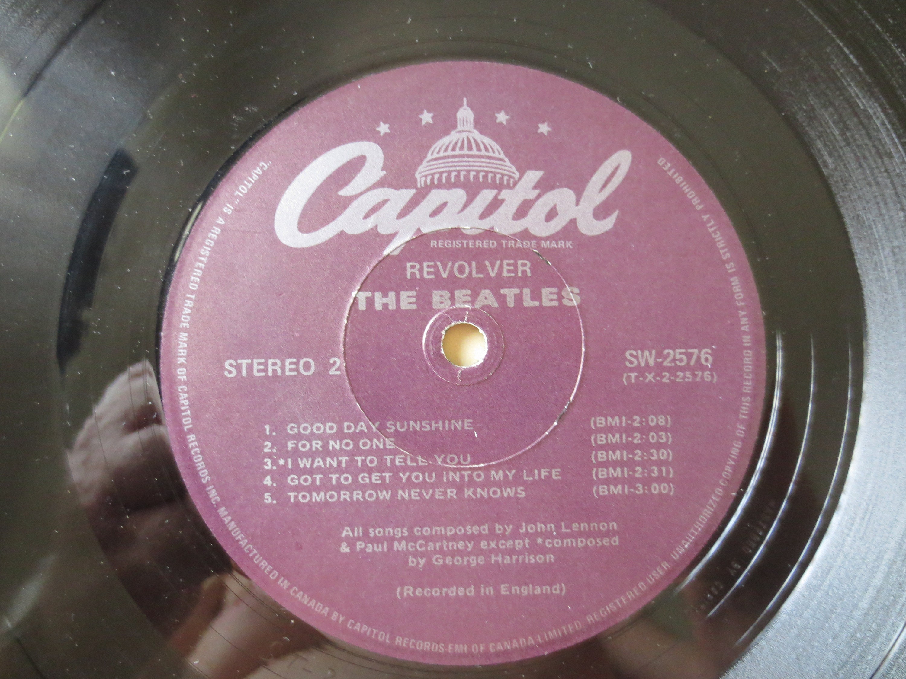 ヴィンテージ・ビートルズ「リボルバー」LP - 1980年製ビニール