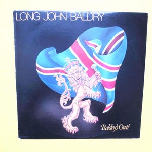 LONG JOHN BALDRY, Baldry&#39;s Out Album, Long John Baldry Lp, Blues Record, Blues Album, Blues Vinyl, Blues Lp, Vintage Records, 1979 Records