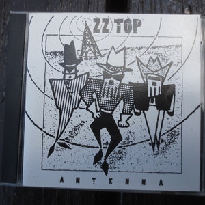 Zz TOP, ANTENNA Cd, Zz TOP Cd, Zz Top Album, Zz Top Lp, Classic Rock Cd, Music Cd, Rock Music Cd, Cd Music, Vintage Cd&#39;s, 1994 Compact Disc