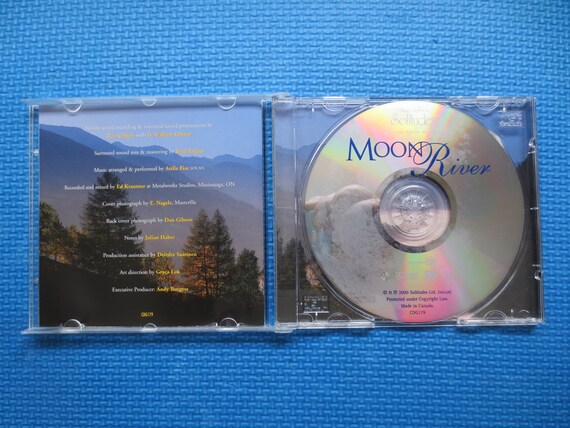 Vintage Cds, SOLITUDES, MOON RIVER, Nature Music Cd, Meditation 