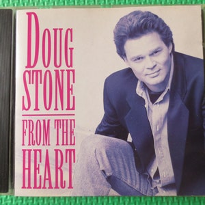 Vintage Cd&#39;s, DOUG STONE, From The HEART, Doug Stone Cds, Doug Stone Lp, Vintage Compact Disc, Music Cd, Country Music Cd, 1992 Compact Disc