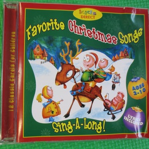 FAVORITE CHRISTMAS Songs, SING-A-Long, Kids Christmas, Christmas Tunes, Christmas Songs, Christmas Hymns, Vintage Cd&#39;s, 2001 Compact Discs